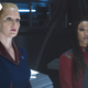 President Rillak and Michael Burnham look on in Discovery's Engineering section.